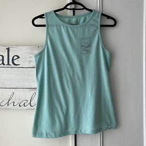 Tentree mint green tank top